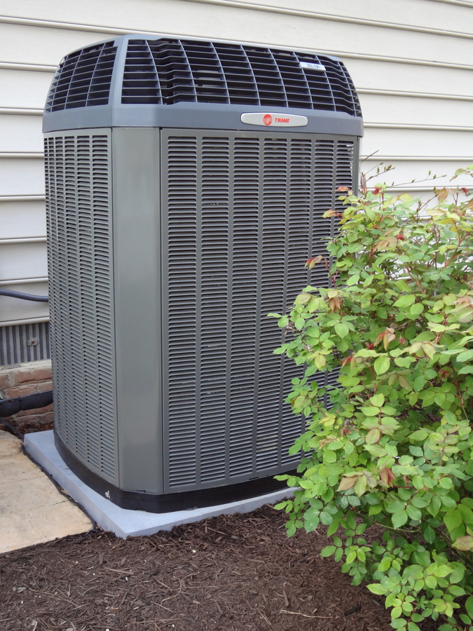 Wicomico trane unit outside of home