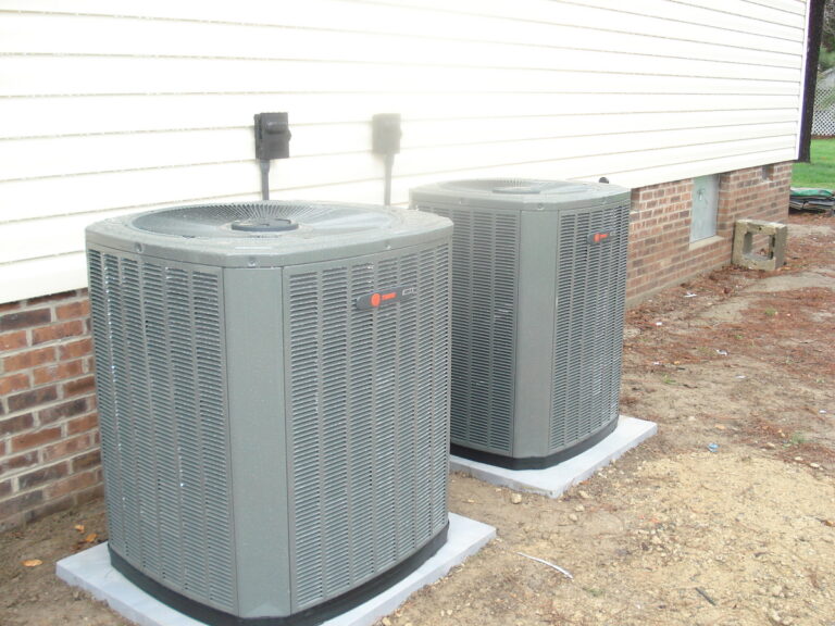 Wicomico two trane units outside of home
